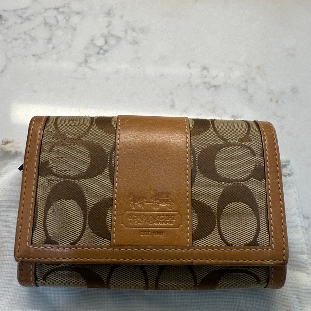 Coach Wallet and Dust Bag